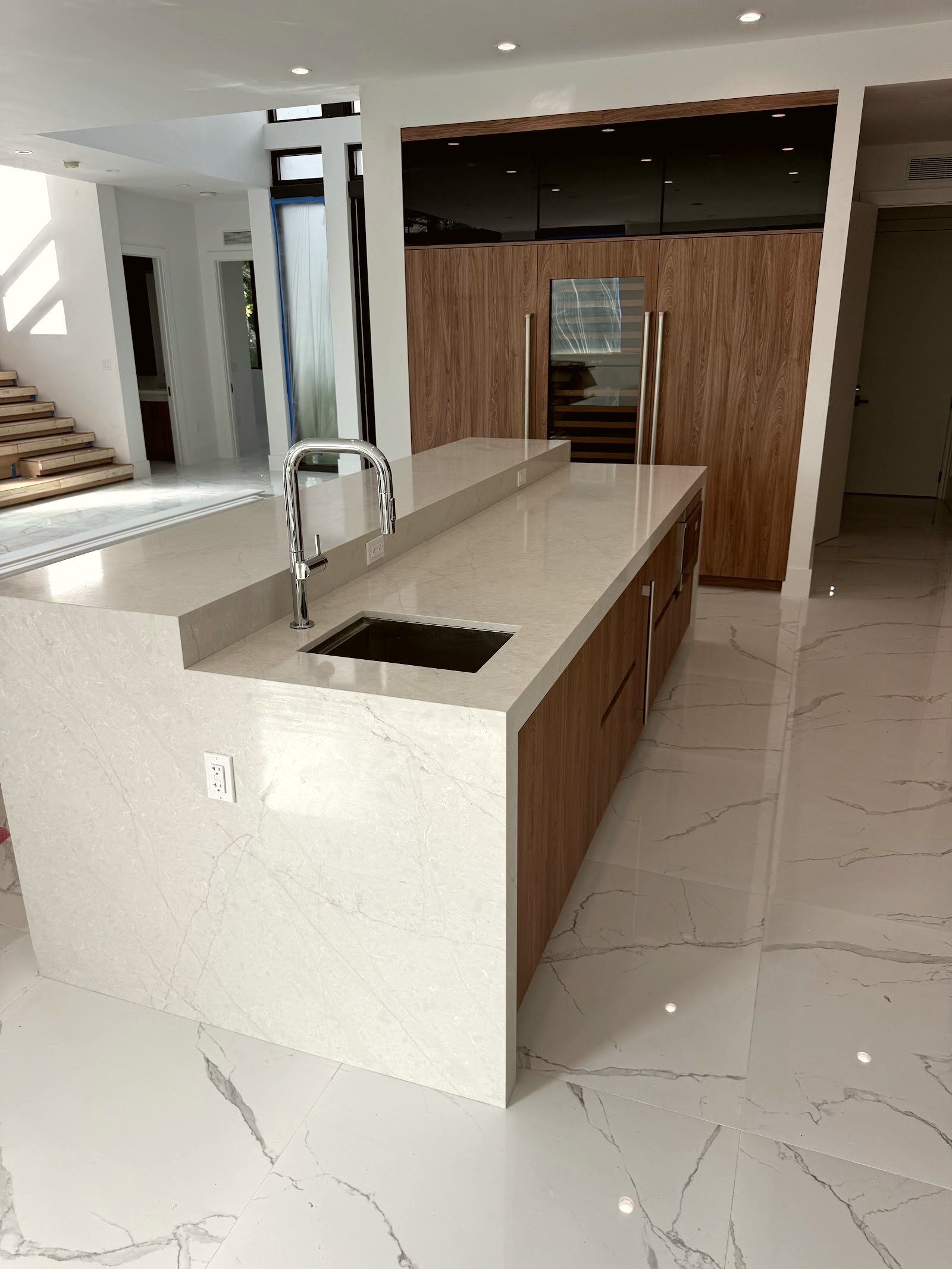 Modern grey kitchen — recent project